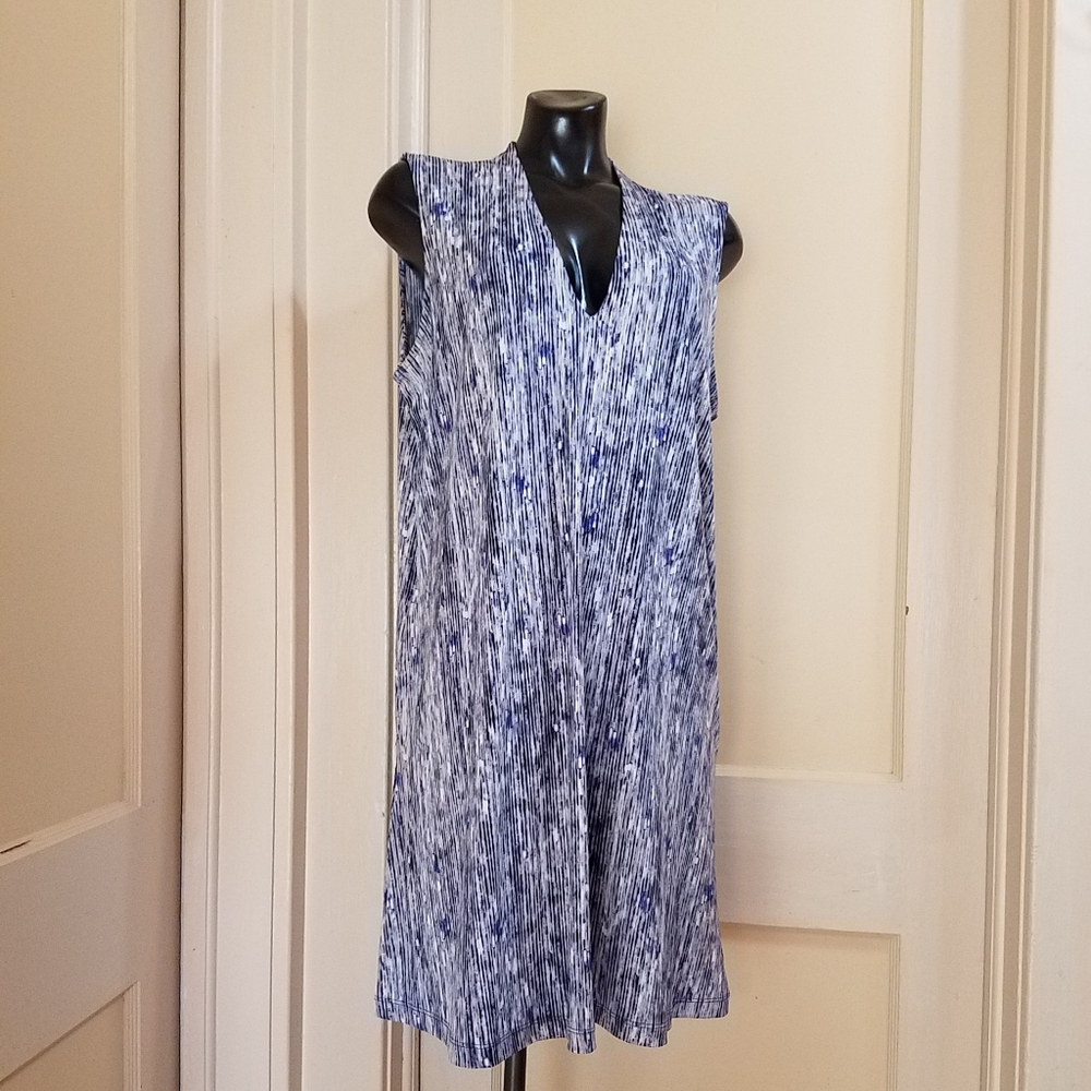 Reaction V Neck Swing Dress